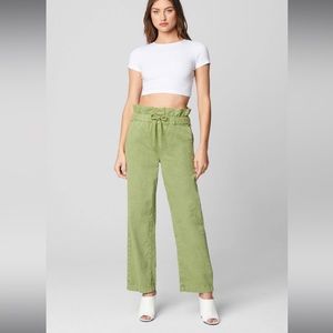BlankNYC Paperbag High Waist Wide Leg Pants